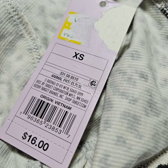 Wild Fable Leopard Print Cami Slip Dress Womens Sz XS Lace Trim Spaghetti Strap - Picture 4 of 8